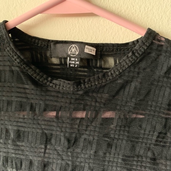 Topshop sheer crop top - Picture 2 of 3